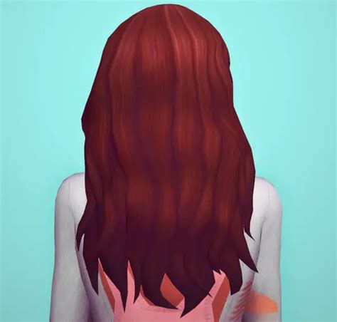 Butterscotchsims Orchid Hair Sims 4 Hairs