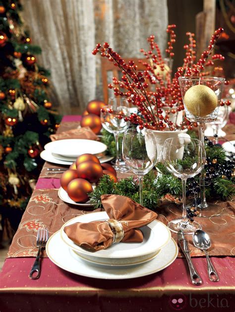 Estos detalles serán los encargados de poner la guinda. Una buena decoración de la mesa de Navidad: Fotos de ...