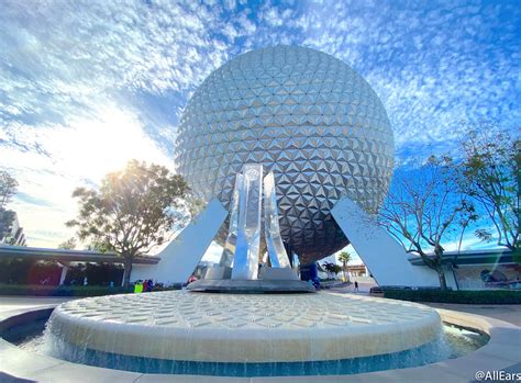 Photos And Videos Epcot Unveils New Entrance Fountain Allearsnet