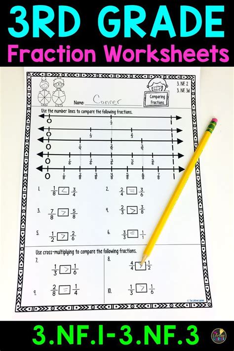 3rd Grade Fraction Worksheets Fractions Worksheets 3rd Grade