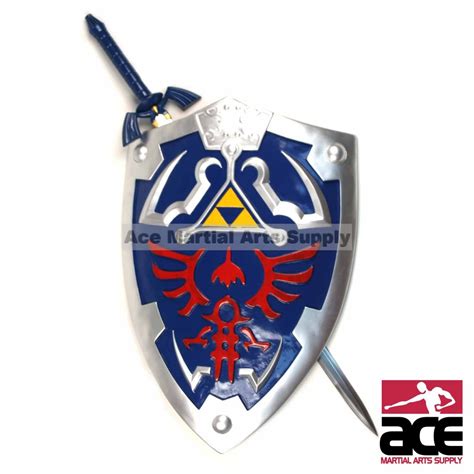 Legend Of Zelda Full Size Master Sword Hylian Shield Set Ocarina Of