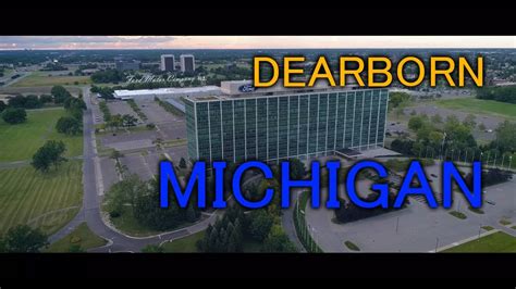 City Of Dearborn Michigan An Aerial Tour With Phantom 4 Pro 4k