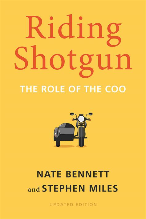 Riding Shotgun The Role Of The Coo Updated Edition Nate