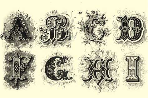 Inspiring Examples Of Decorative Vintage Lettering Victorian