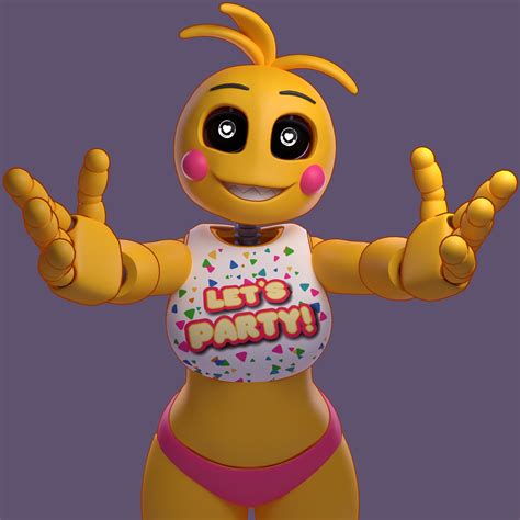 give toy chica a hug model by jams3d r fivenightsatfreddys