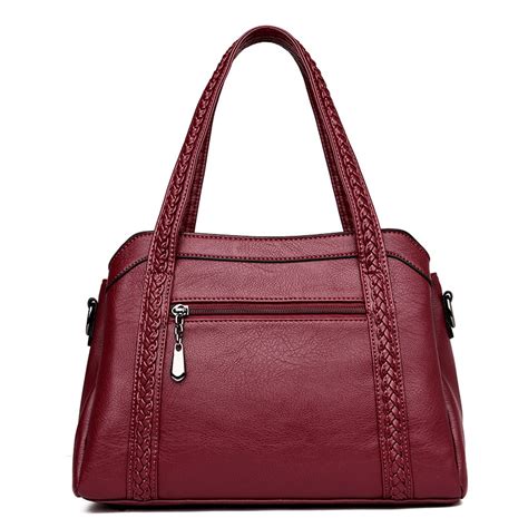 Genuine Leather Luxury Tassel Shoulder And Handbags For Women