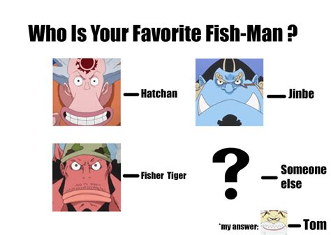 Who Is Your Favorite Fish Man Ronepiece