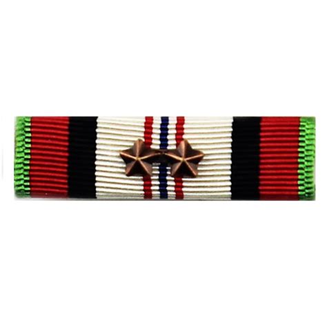 Afghanistan Campaign Medal Ribbon With Awards Attached Bradleys Surplus