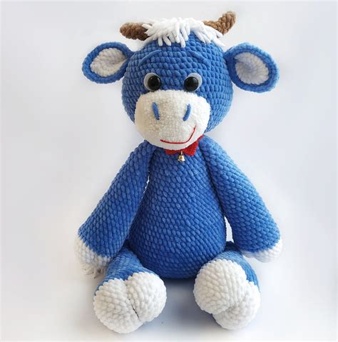 Giant Ox Stuffed Animal Toy For Personalized Baby T Large Etsy