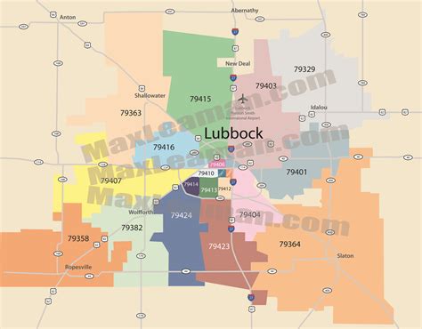 Lubbock Zip Code Map Gadgets 2018