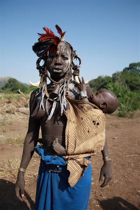 Mursi Woman By Licancabur On 500px African People Mursi Tribe Woman Tribes Women