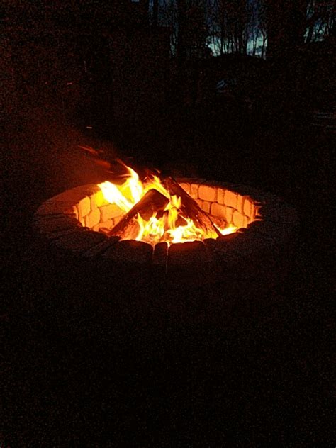 Lakeshore fire pit project by steve. DIY Brick Fire Pit For Only $80