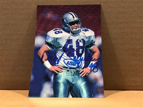 Daryl Moose Johnston Authentic Hand Signed Autograph 4x6 Photo Dallas