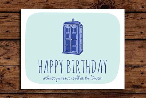Dr Who Birthday Card Printable Kids Birthday Party