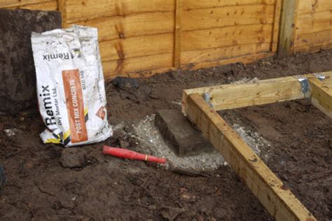 How To Build An Adjustable Shed Base