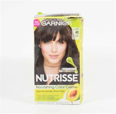 Garnier Nutrisse Hair Color Creme Permanent 40 Dark Brown