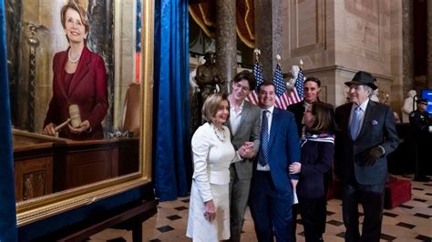 Pelosi Honored With Official Portrait And Emotional Tributes At