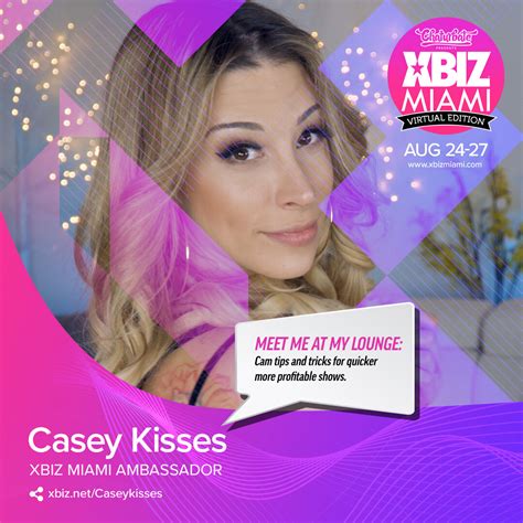 Casey Kisses Named Xbiz Miami Official Ambassador Ikigai Marketing