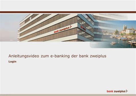 Die bank zweiplus ag mit sitz in zürich ist ein zuverlässiger bankpartner für finanzdienstleister. e-banking - Sie sind Kunde - Privatkunden - bankzweiplus.ch