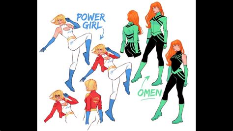Dc Comics Power Girl And Omen Get New Costumes For 2023 Youtube