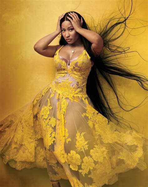nicki minaj is radiant in stripped down vogue december cover shoot abc news