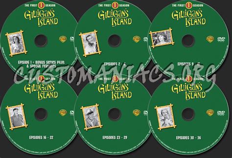 Gilligans Island Season 1 Dvd Label Dvd Covers And Labels By
