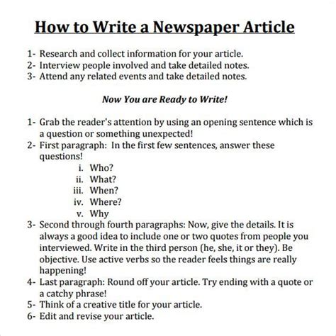 Students find articles on internet newspapers or magazines. Pin by Samantha Goetting on Journalism | Newspaper article ...