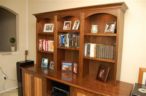 #architectural #bim #credenza #bookcase #executive #fixed_casework #furnishings #furniture. Walnut Office Credenza Bookcase - by wunderaa ...