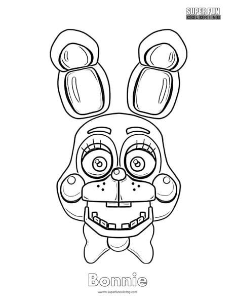 To do this, you just need to select the images you like, and then download or print it on a printer. Bonnie Coloring Sheet - Super Fun Coloring