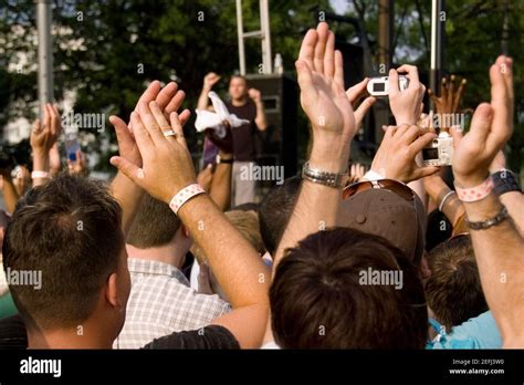 Group Of People Clapping Washington Dc Usa Stock Photo Alamy