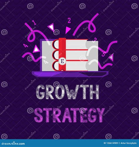 Handwriting Text Growth Strategy Concept Meaning Strategy Aimed At