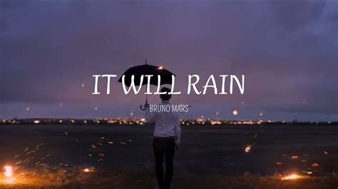 It Will Rain Bruno Mars Sub Español Lyrics Youtube
