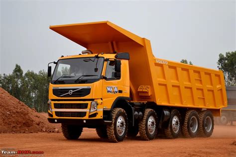 Report And Pics Volvo Launches The 10x4 Fm 480 Dump Truck Team Bhp