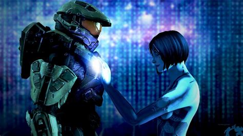 Master Chief And Cortana Moments Love Story Halo Cutscenes Youtube