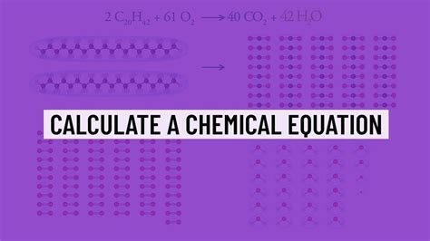 Calculate A Chemical Equation Act Science Practice Question Youtube