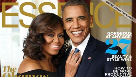 Barack And Michelle Obama Cover Essence Magazine
