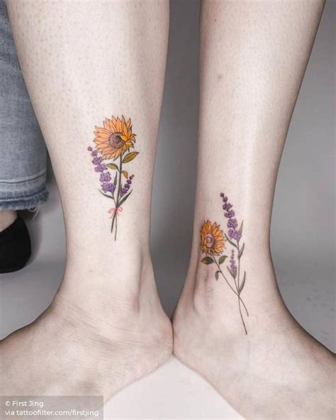 As every flower lover knows, flowers have a language of their own. Mom and daughter are getting tattoos together. Mom's ...