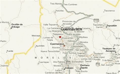 Cuernavaca Mexico Map