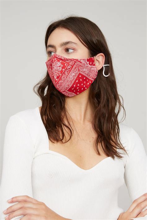 Bandana Face Mask Red Face Mask Bandana Red Bandana