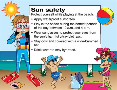 Safety Rules For Kids Nursing Fun Beach Safety
