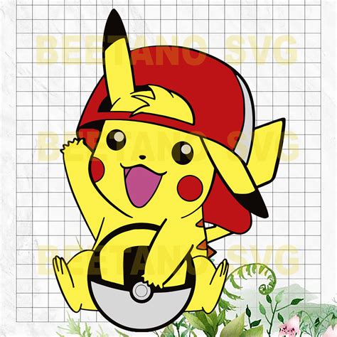 Pikachu Svg Pokemon Svg Files Pikachu Svg Dxf Eps Png Instant
