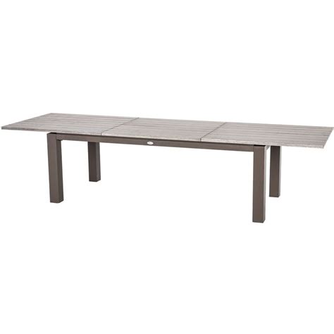 table de jardin extensible 10 personnes héraklion l 220 320 cm gris tonka 511092