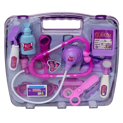 Pink Childrens Kids Role Play Doctor Nurses Toy Set Medical Kit £899