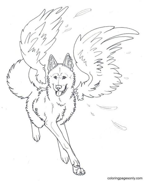 88 Collections Coloring Pages Of Anime Wolves Best Coloring Pages