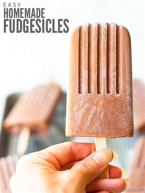 Healthy Homemade Fudgesicles Recipe Easy Creamy Pudding Pops