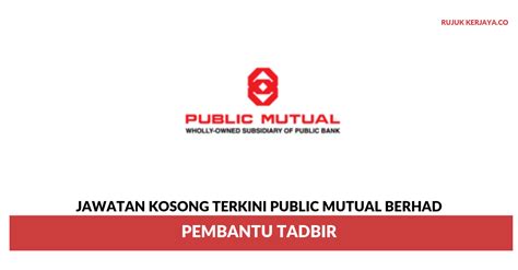 Public mutual online is an online facility that provides online transactions & account enquiries, as such you may be exposed to the risks associated with hardware & software failure. Public Mutual Berhad • Kerja Kosong Kerajaan