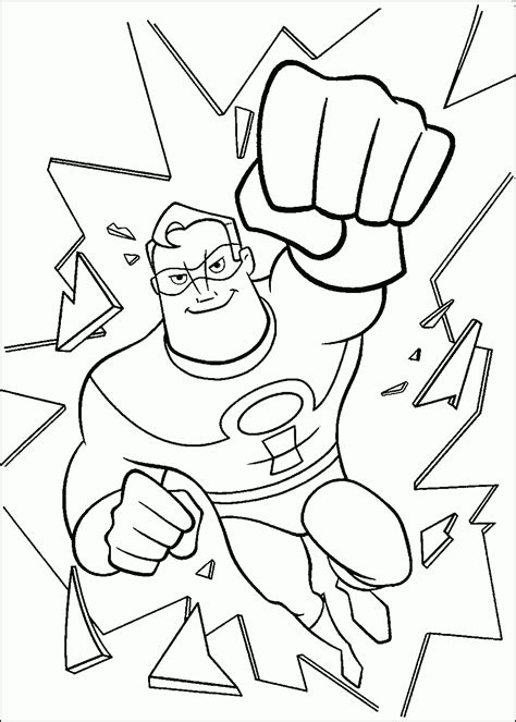 Incredibles Coloring Pages Iremiss
