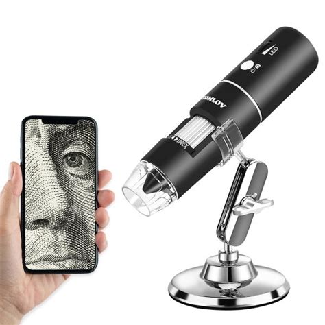 Tomlov Wireless Digital Microscope 50 1000x Magnification Usb Handheld
