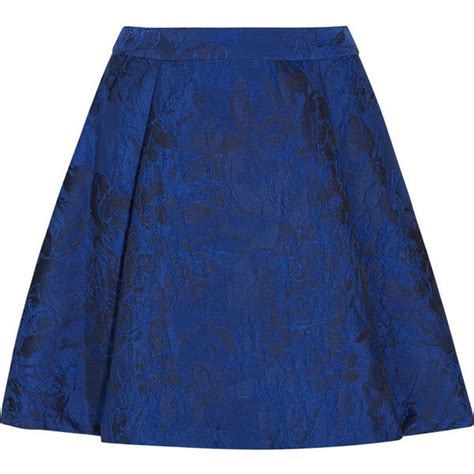 Alice Olivia Vernon Jacquard Mini Skirt £130 Liked On Polyvore