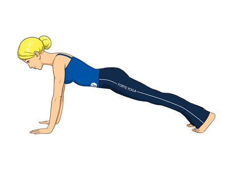 Plank Yoga Pose Forte Yoga Yoga